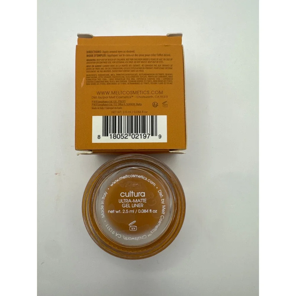 Melt Cosmetics Ultra-Matte Gel Liner Cultura Mustard‎ Yellow 2.5ml New in Box